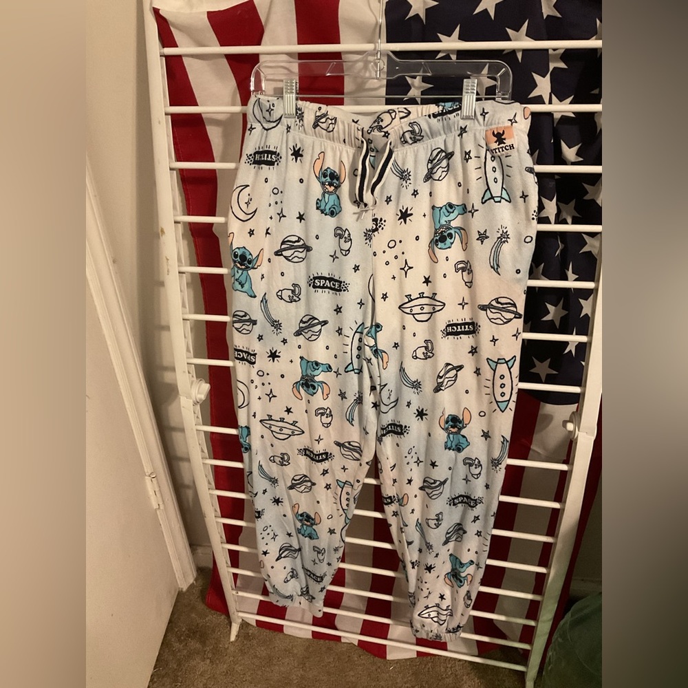Stich graphic pj pants for the win! Size medium 8/10 great condition